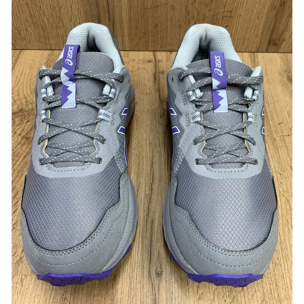 ASICS Gel-Venture 10 Women's Trail Running Shoes Gray Purple Wide D Size 9